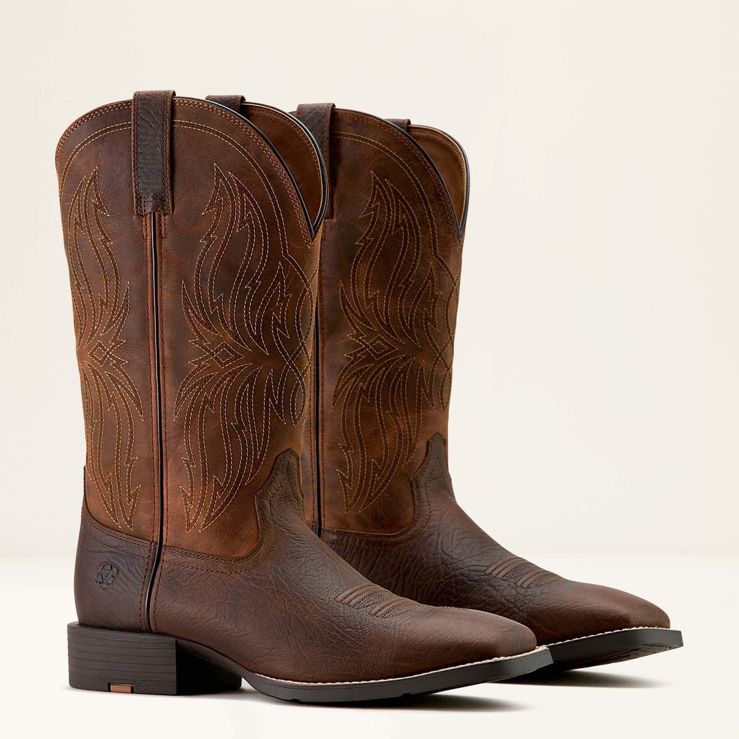 Ariat Sport Rustler Wide Square Toe Cowboy Boot For Sale