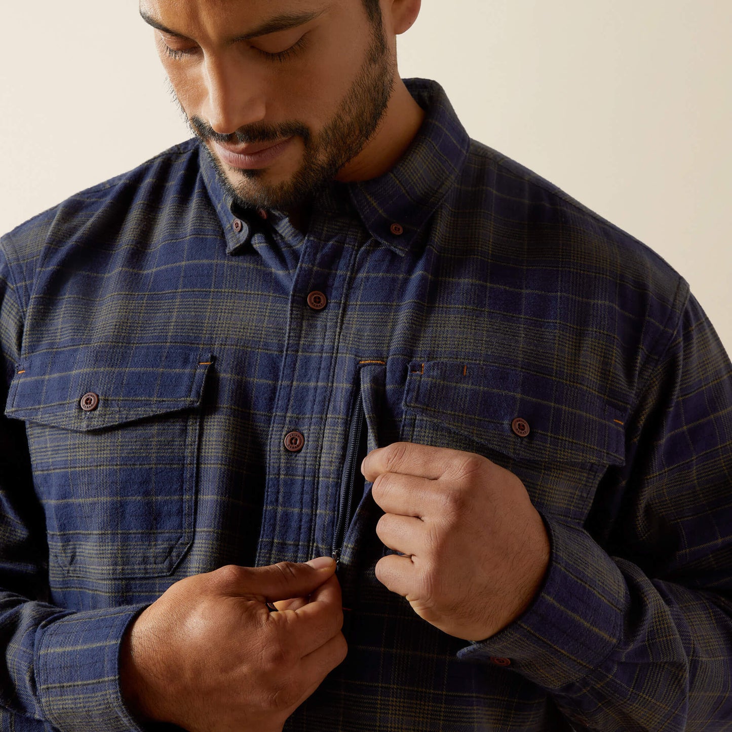 Ariat Rebar Flannel DuraStretch Work Shirt On Sale
