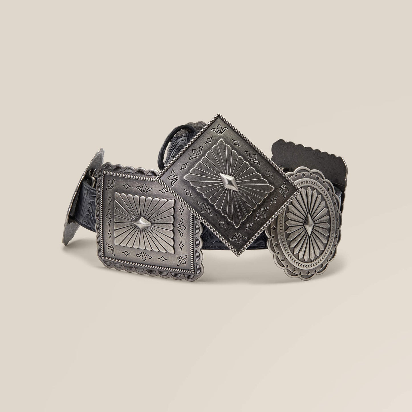 Ariat Oval and Rectangle Concho Belt For Sale