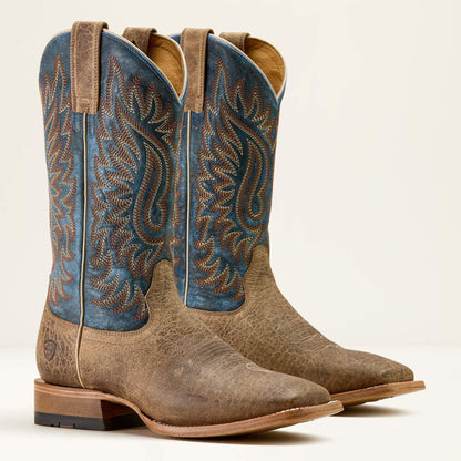 Ariat Gold Point Wide Square Toe Cowboy Boot For Sale