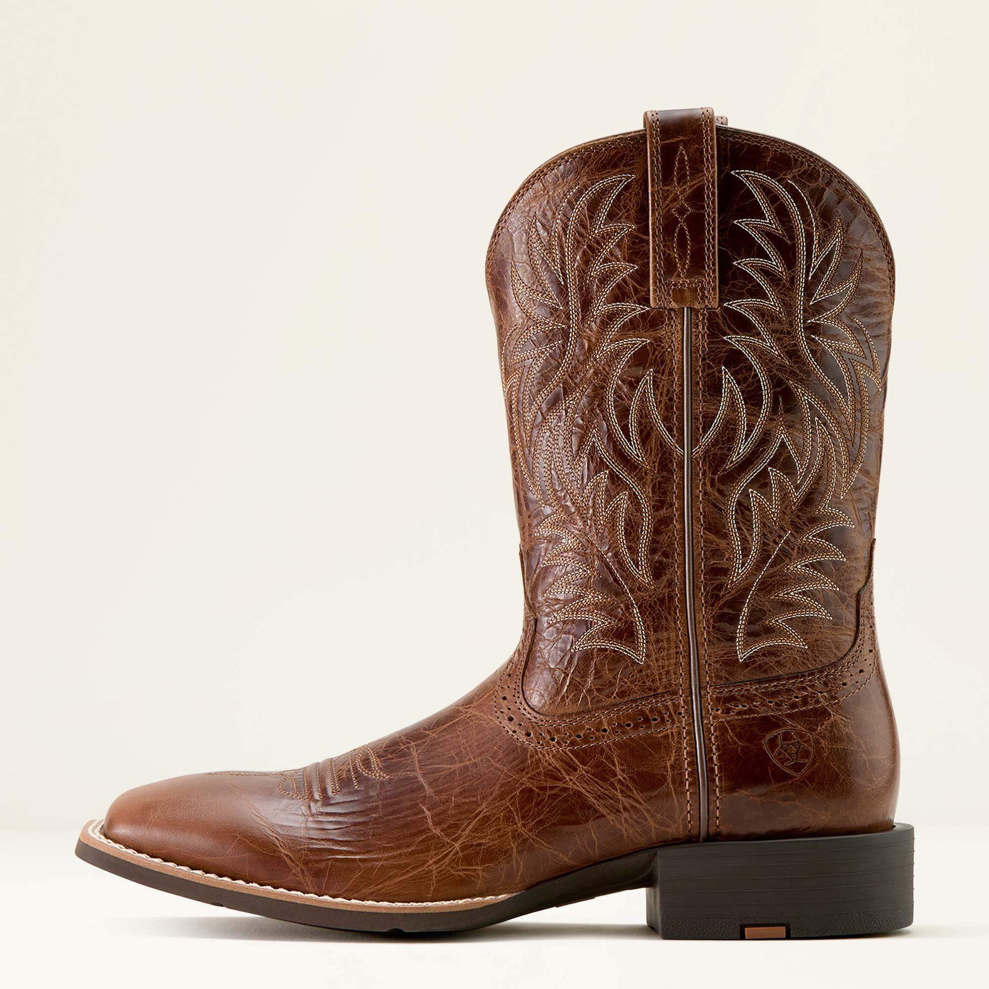 Ariat Sport Western Wide Square Toe Cowboy Boot For Sale