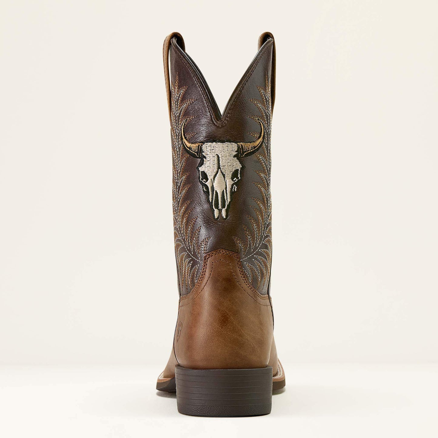 Ariat Sport Steer Skull Wide Square Toe Cowboy Boot Discount