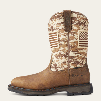 Ariat WorkHog Patriot Steel Toe Work Boot For Sale
