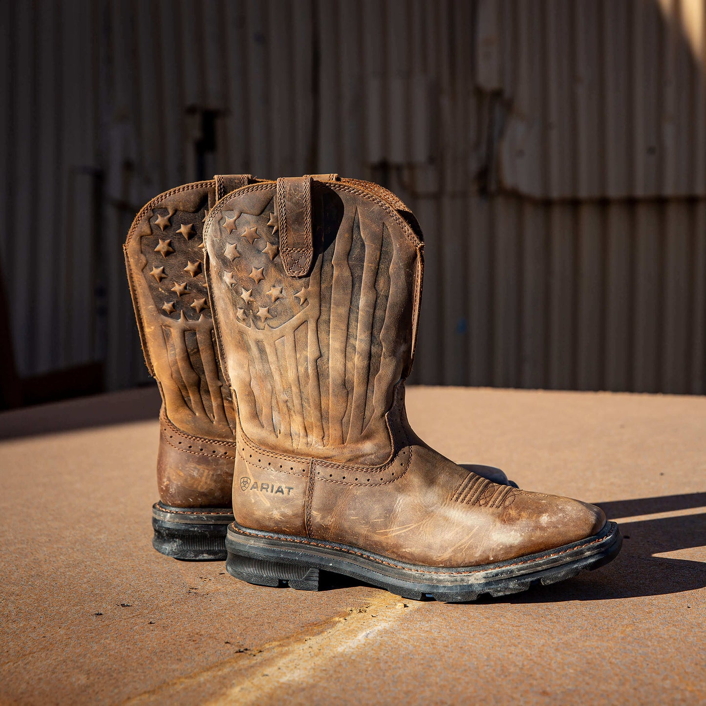 Ariat Sierra Shock Shield Patriot Work Boot For Sale