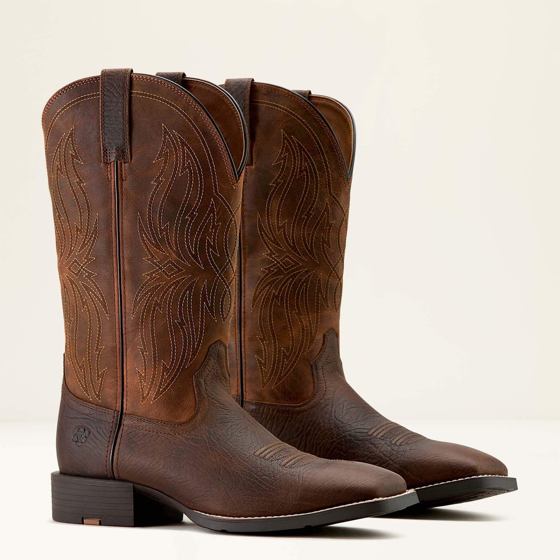 Ariat Sport Rustler Wide Square Toe Cowboy Boot For Sale
