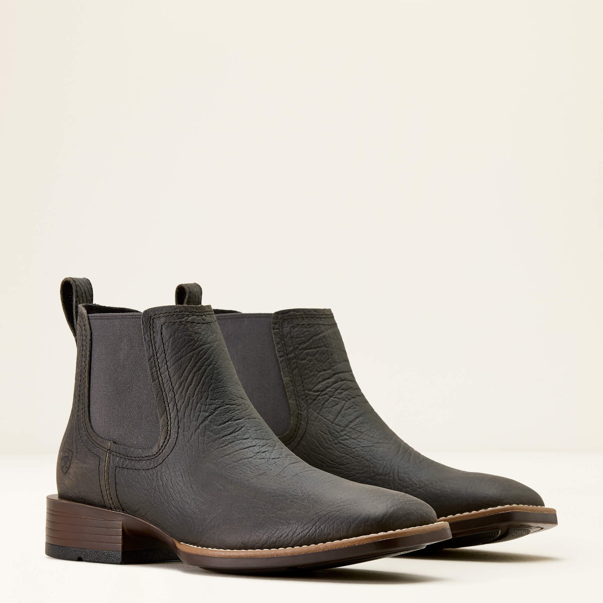 Ariat Booker Chelsea Wide Square Toe Western Boot Discount