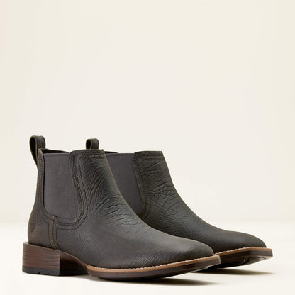 Ariat Booker Chelsea Wide Square Toe Western Boot Discount