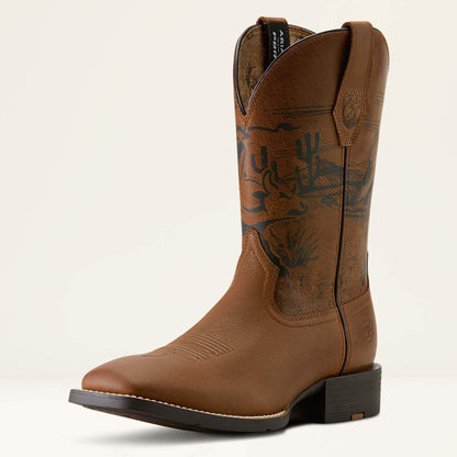 Ariat Sport PBR Wide Square Toe Cowboy Boot Sale