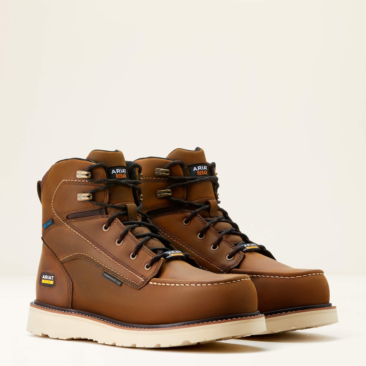 Ariat Rebar Wedge Moc Toe 6" Waterproof Composite Toe Work Boot Online