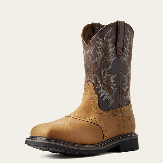 Ariat Sierra Wide Square Toe Steel Toe Work Boot For Sale