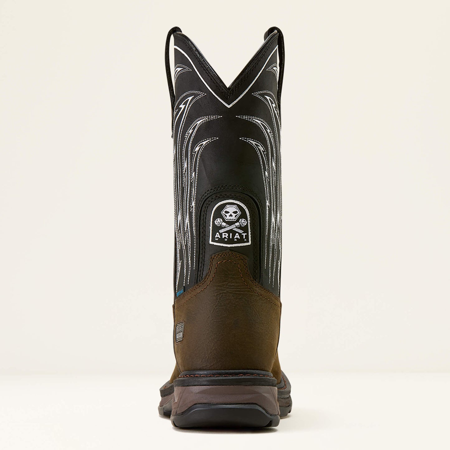 Ariat WorkHog XT Bolt Skull Waterproof Wide Square Toe Work Boot For Sale