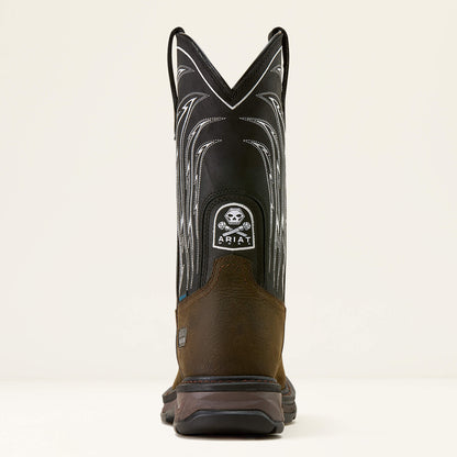 Ariat WorkHog XT Bolt Skull Waterproof Wide Square Toe Work Boot For Sale
