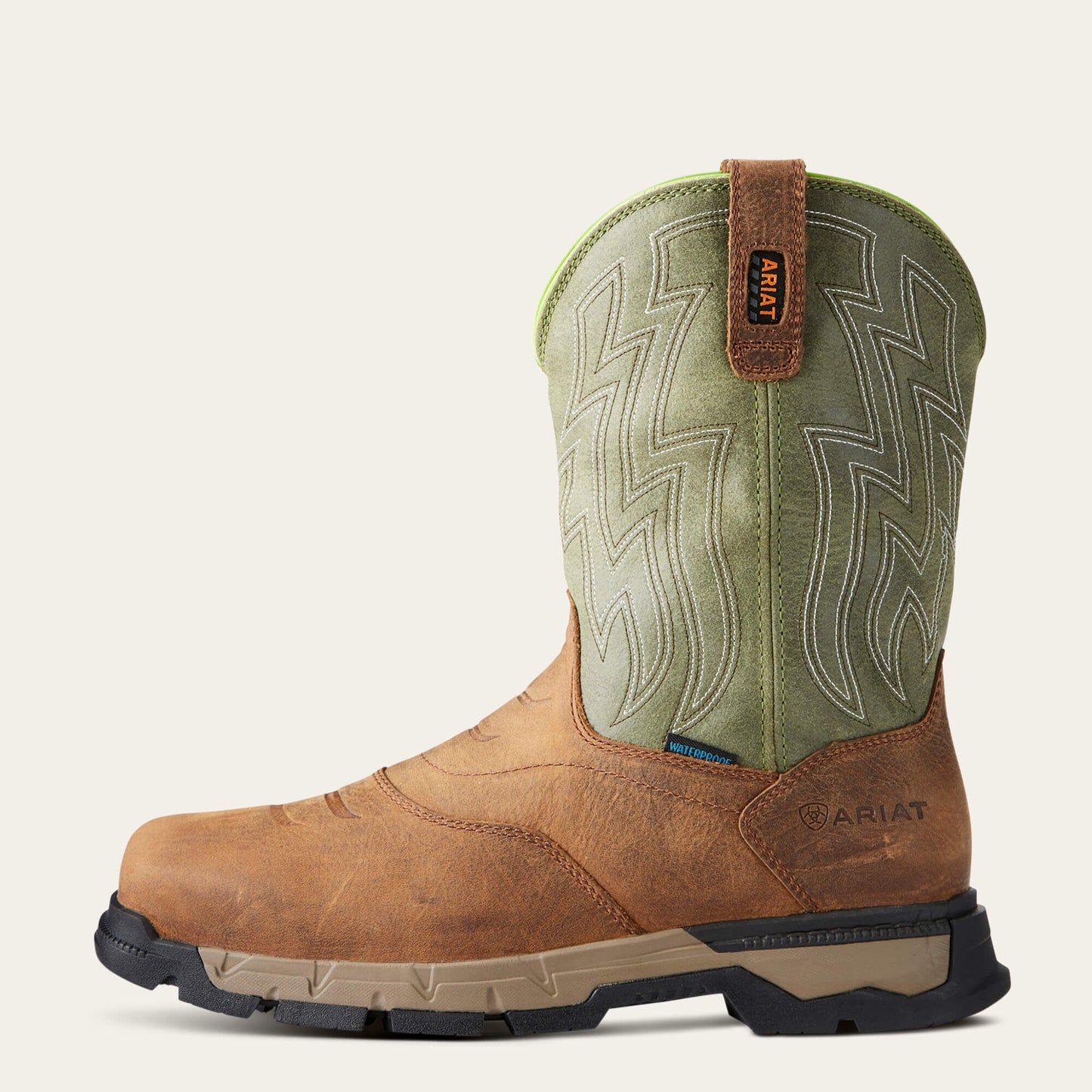Ariat Rebar Flex Western Waterproof Composite Toe Work Boot Outlet