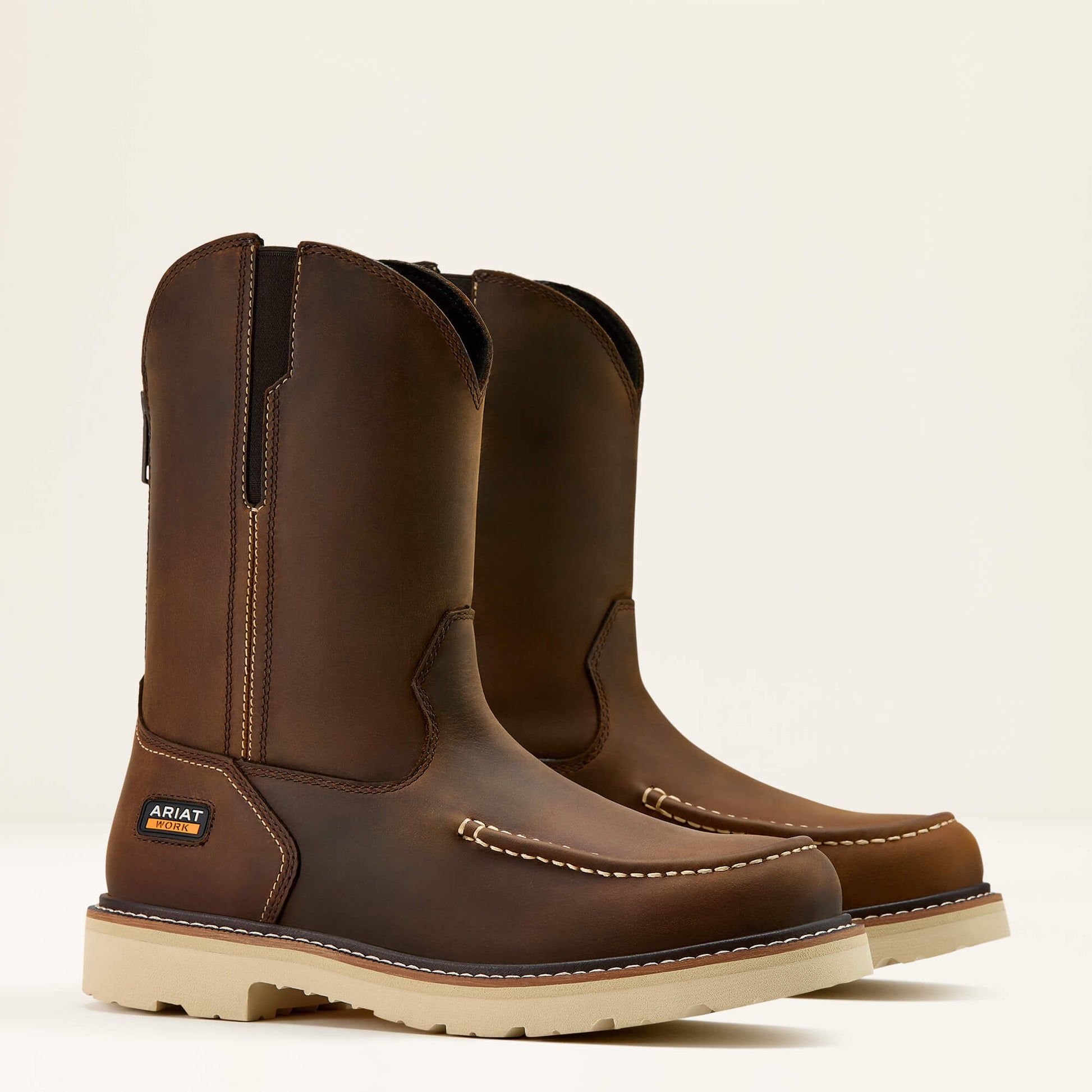 Ariat Rebar Lift Pull On Moc Toe Work Boot Outlet