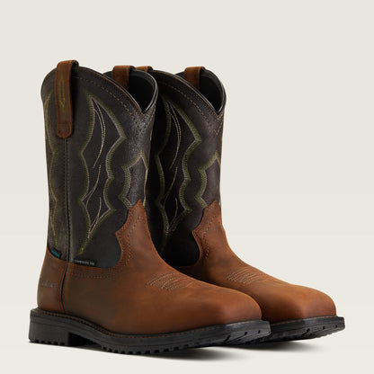 Ariat RigTek Wide Square Toe Waterproof Composite Toe Work Boot Online