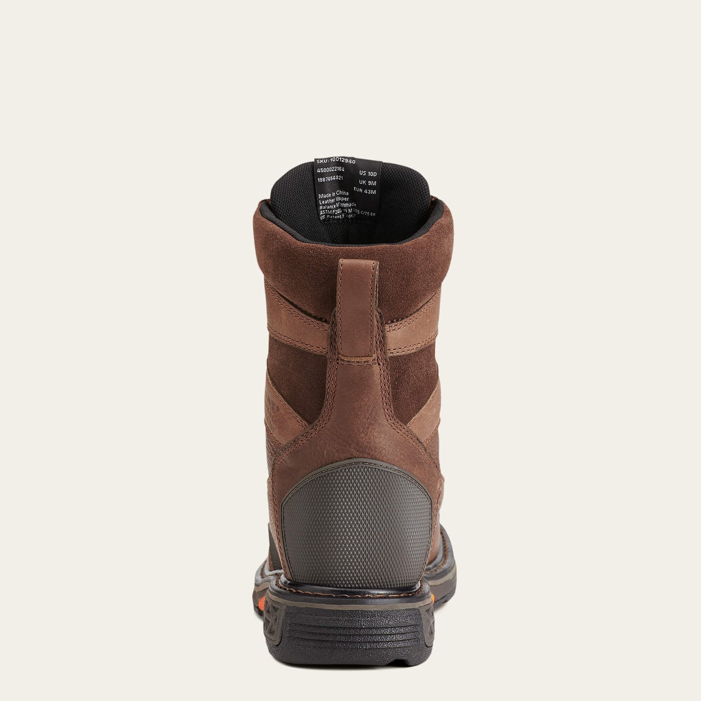 Ariat OverDrive 8" Wide Square Toe Waterproof Composite Toe Work Boot For Sale