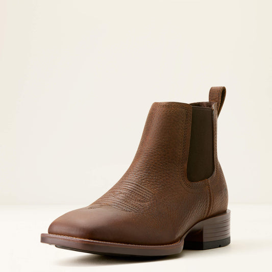 Ariat Booker Chelsea Wide Square Toe Western Boot Outlet