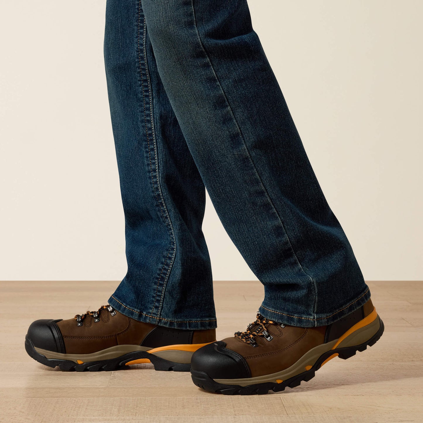 Ariat Men's Low Rise, Bootcut Work Pants - Rebar Denim Sale