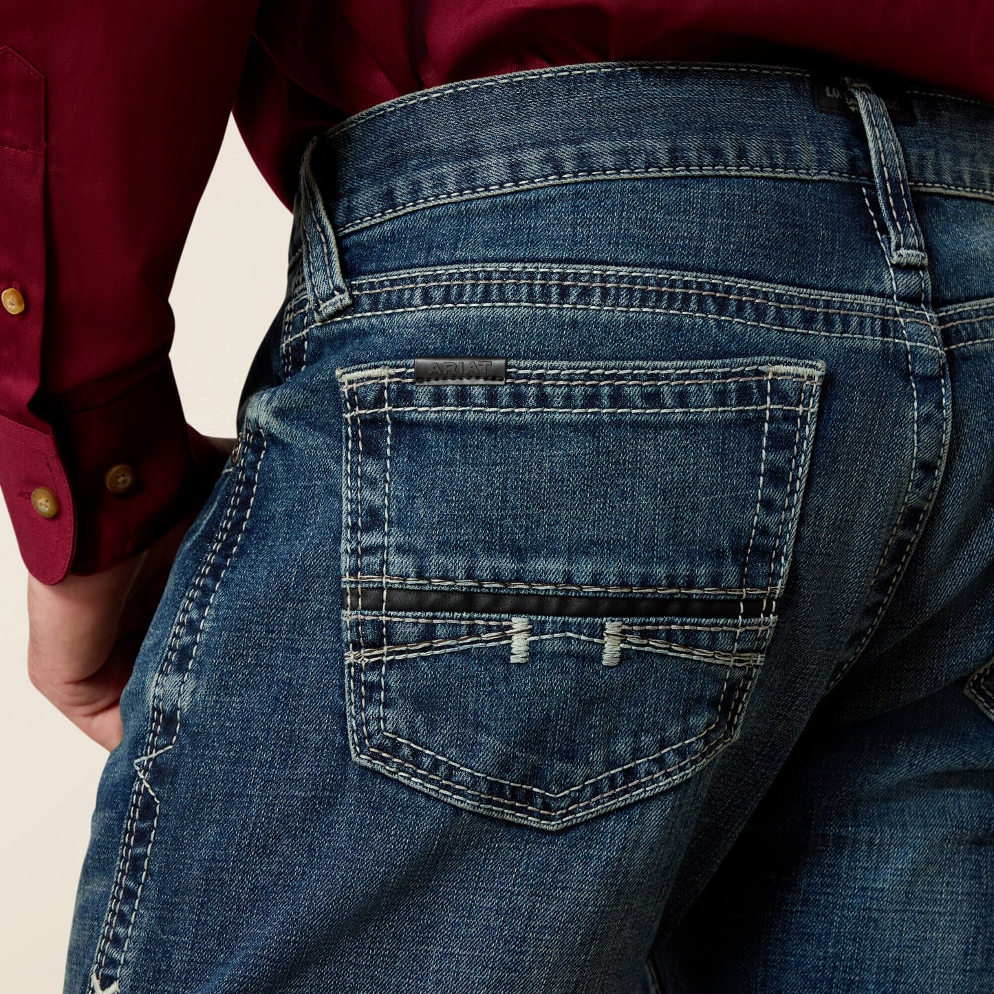 Ariat M7 Rocker Stretch Coltrane Stackable Straight Leg Jean On Sale