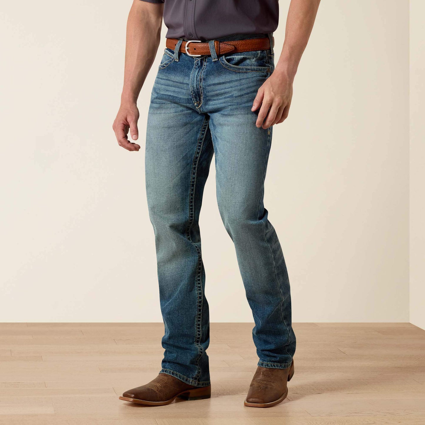 Ariat M4 Low Rise Stretch Shoreway Stackable Straight Leg Jean For Sale