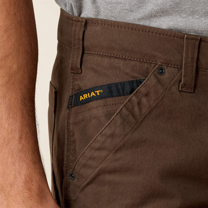 Ariat Rebar M5 Straight DuraStretch Washed Twill Dungaree Straight Leg Pant On Sale