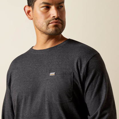 Ariat Rebar Cotton Strong Standard Pocket T-Shirt Outlet