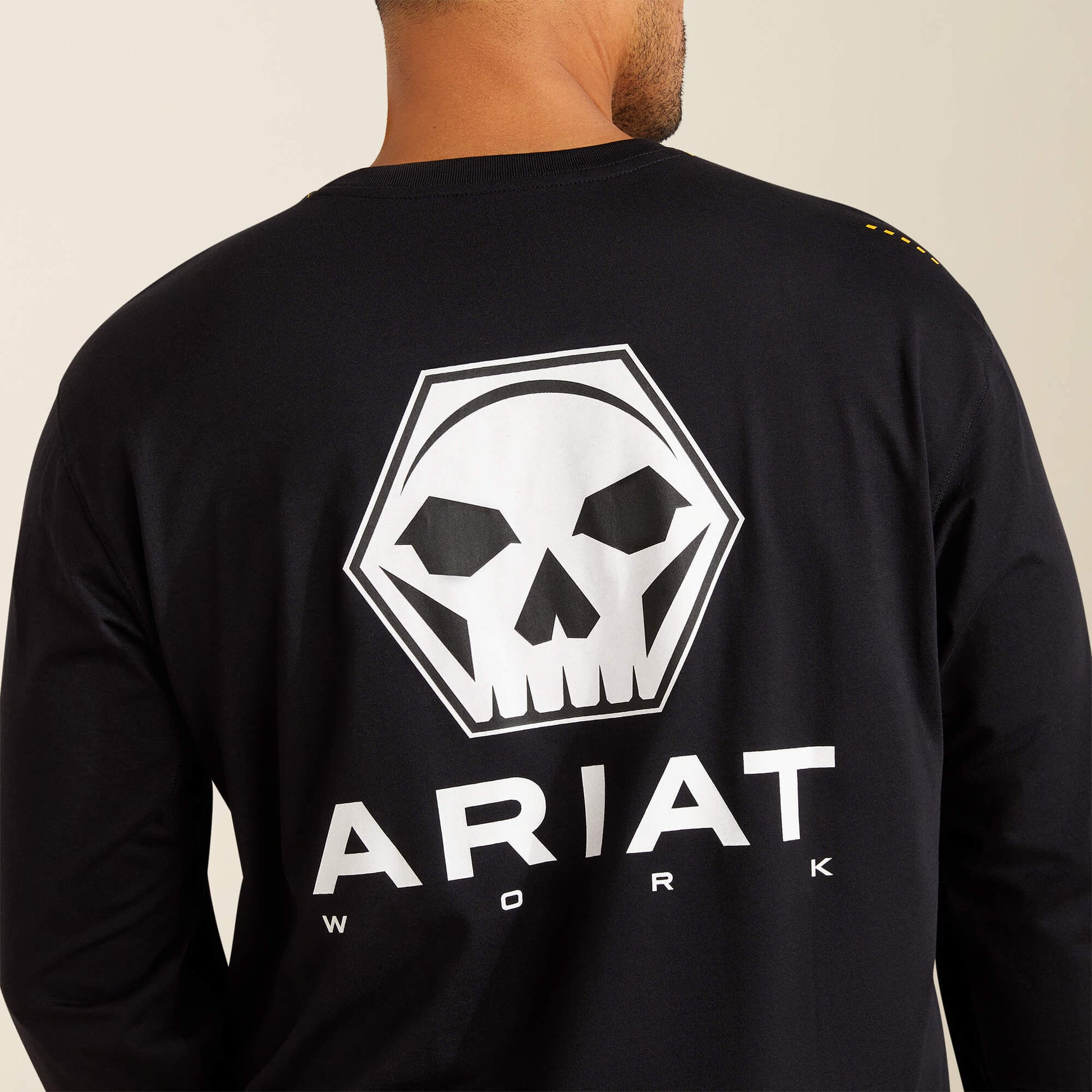 Ariat Rebar Workman Bolt Skull T-Shirt For Sale