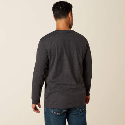 Ariat Rebar Cotton Strong Standard Logo Pocket T-Shirt Outlet