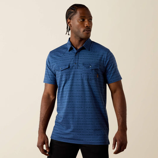 Ariat Retro Western Snap Polo On Sale