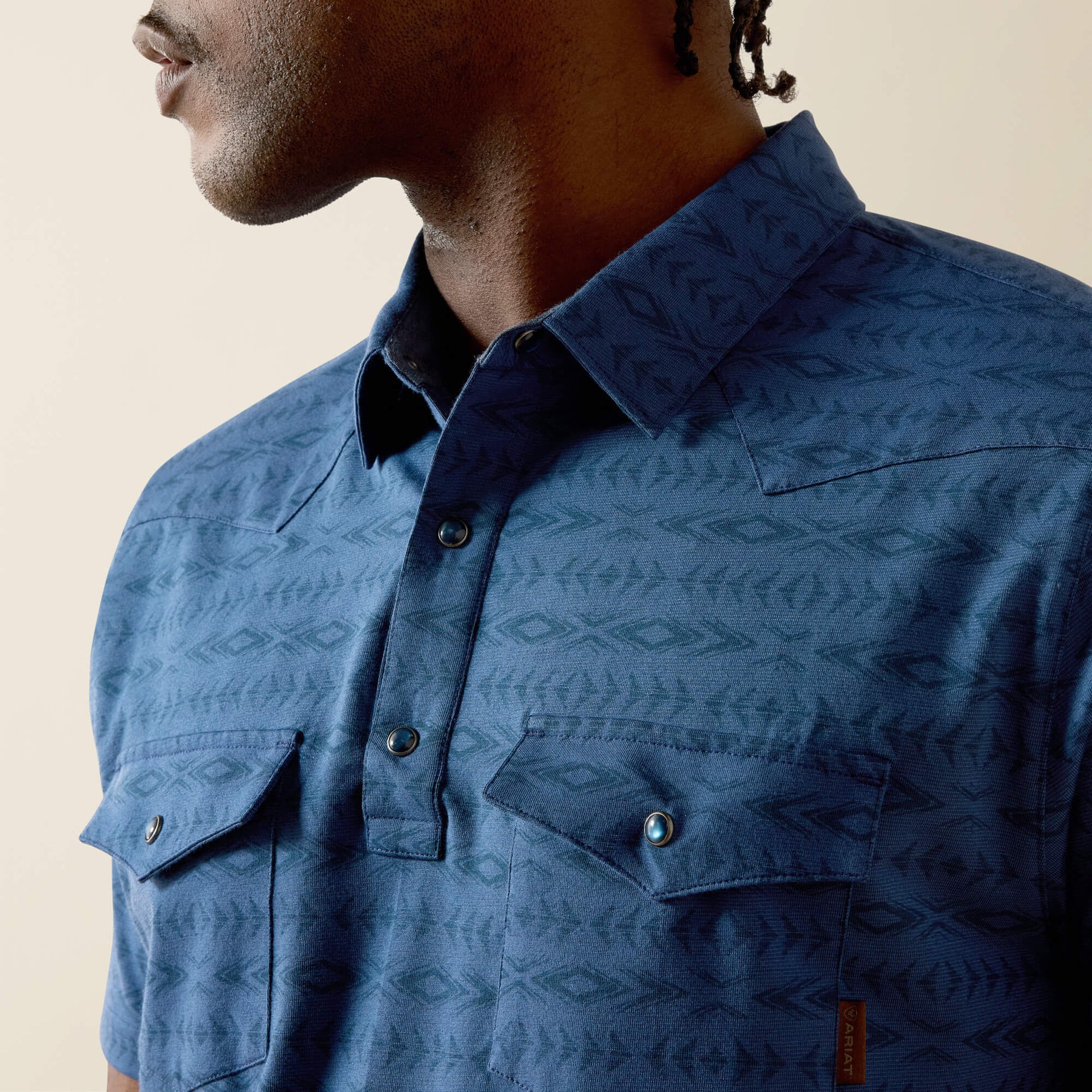 Ariat Retro Western Snap Polo On Sale