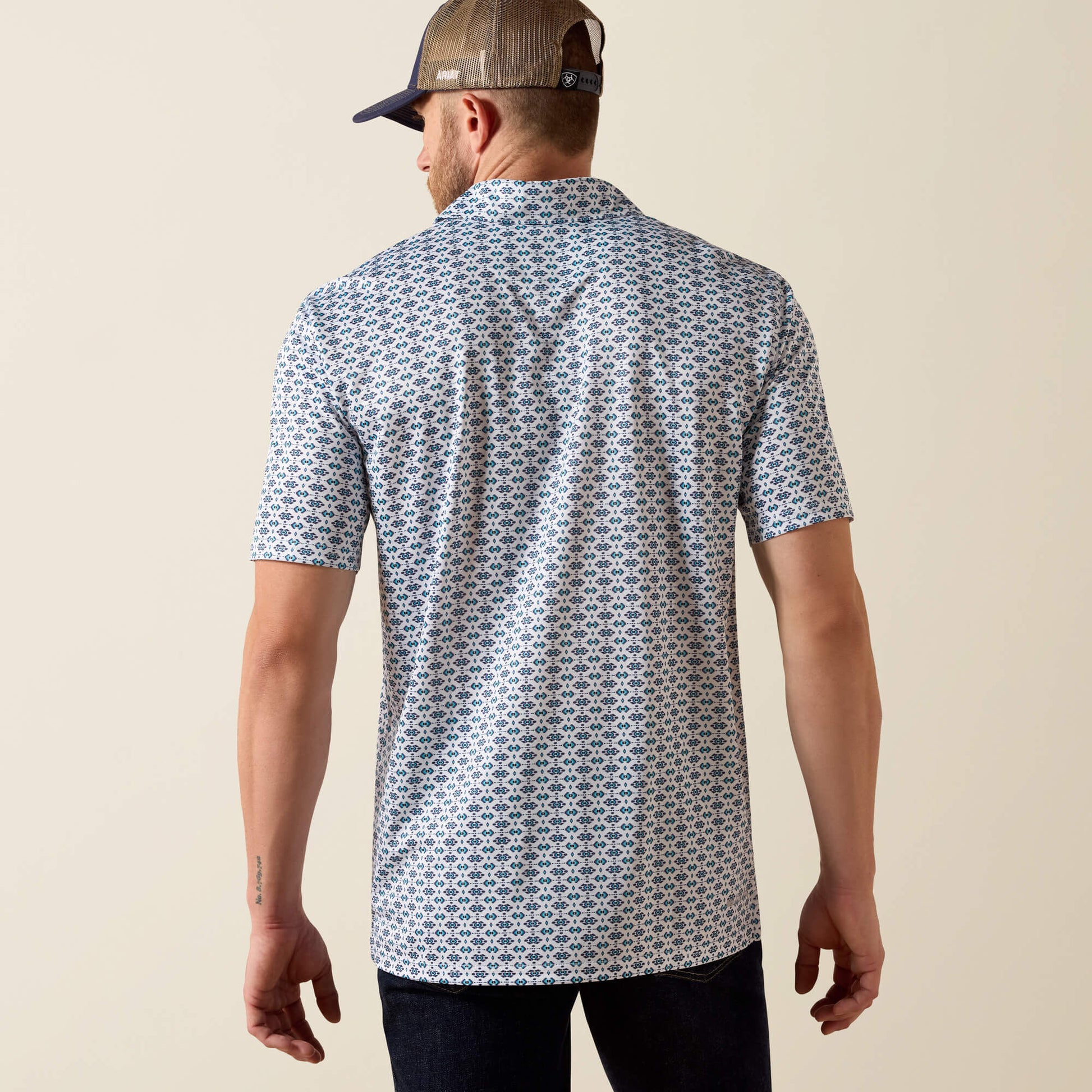 Ariat All Over Print Classic Fit Polo Discount