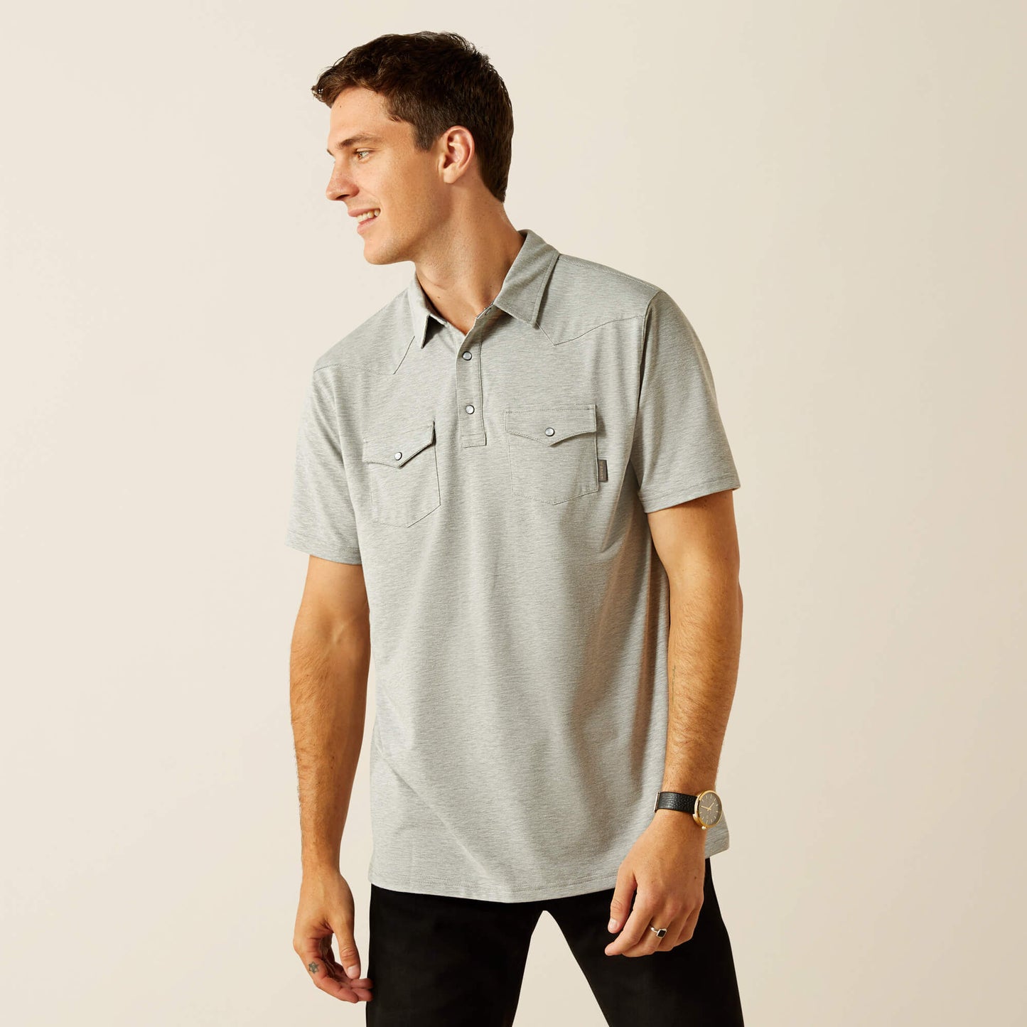 Ariat Retro Western Snap Polo For Sale