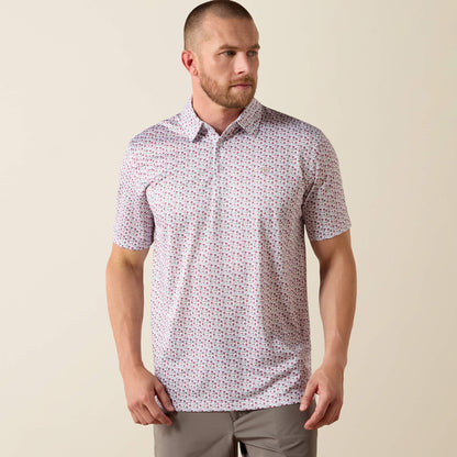 Ariat All Over Print Classic Fit Polo Discount