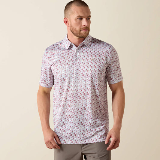 Ariat All Over Print Classic Fit Polo Discount