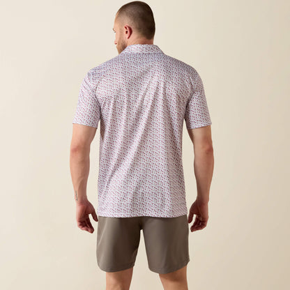 Ariat All Over Print Classic Fit Polo Discount