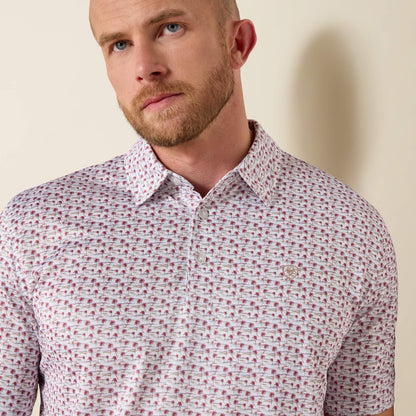 Ariat All Over Print Classic Fit Polo Discount