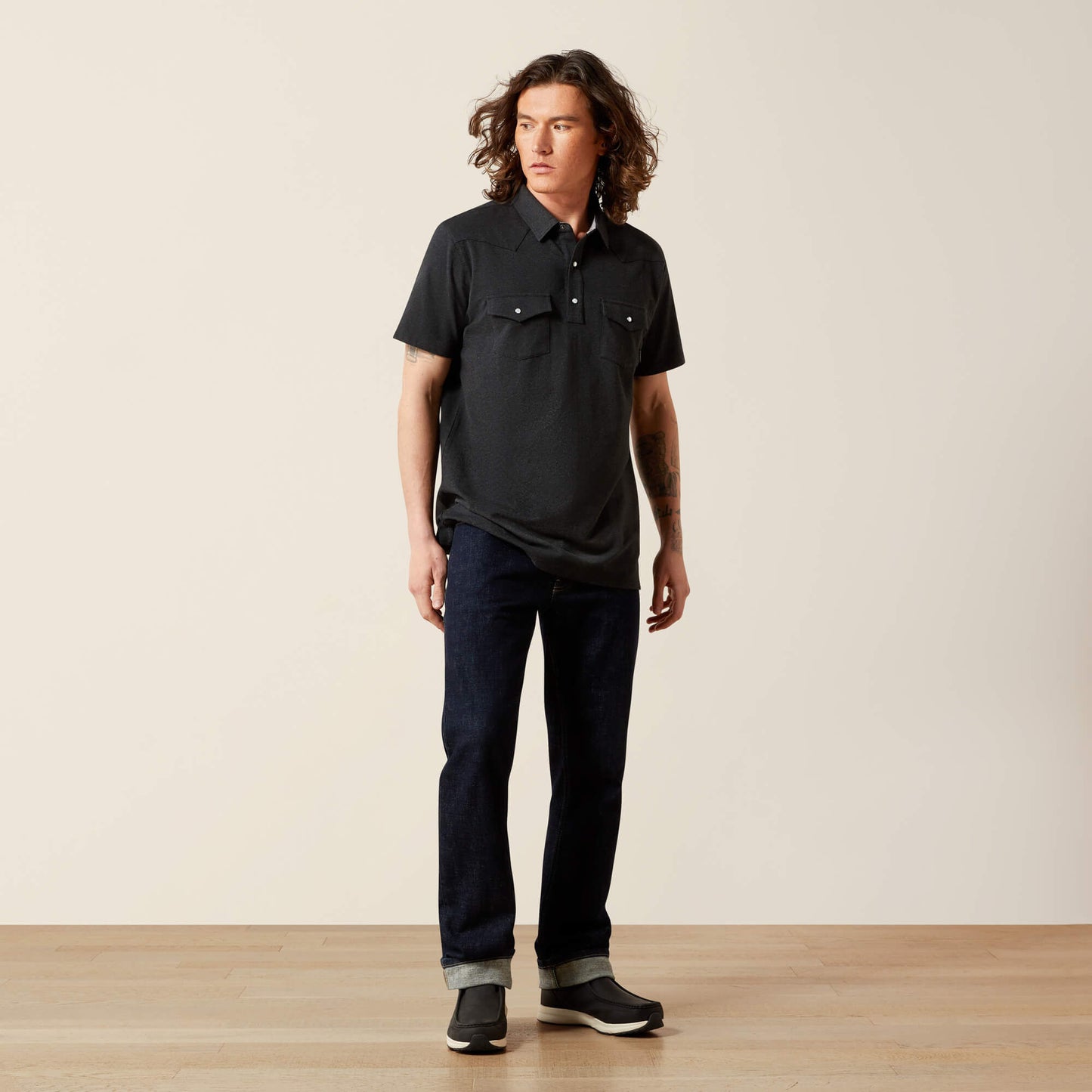 Ariat Retro Western Snap Polo Online