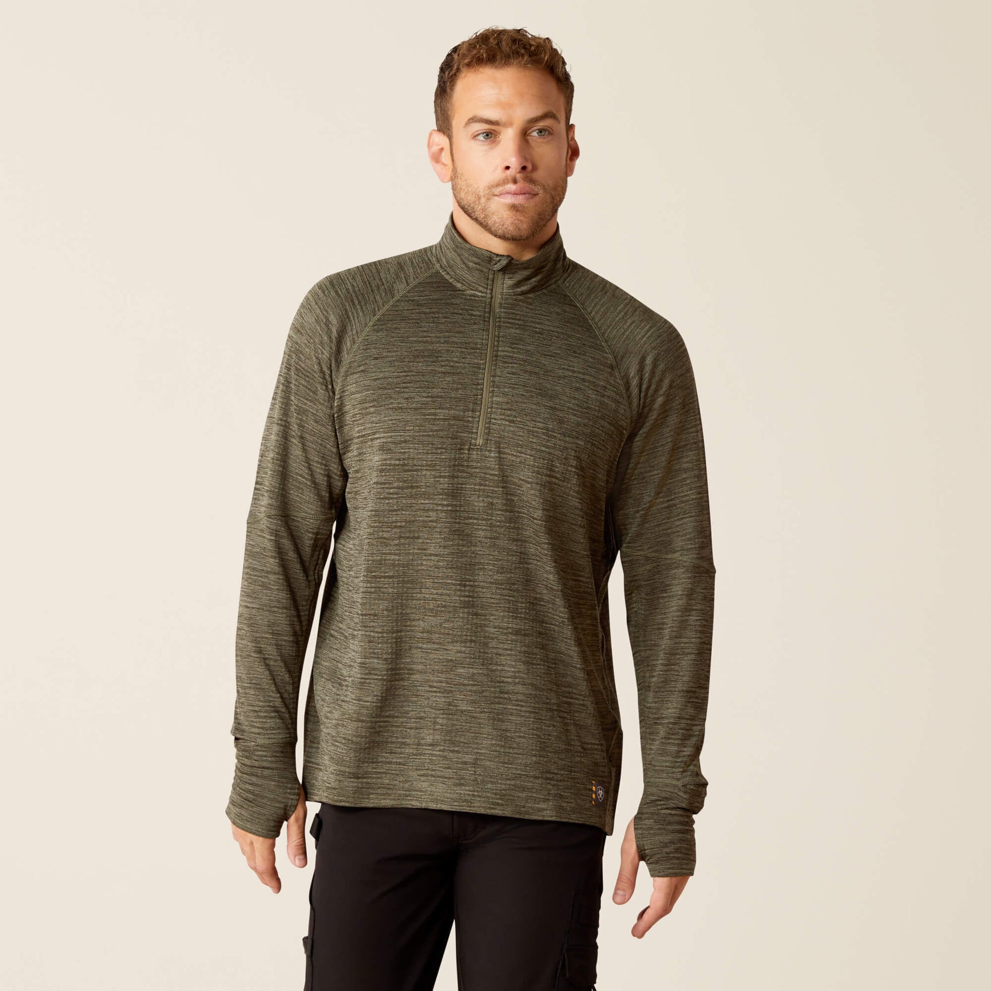 Ariat Rebar Gridwork Baselayer 1/4 Zip T-Shirt Discount