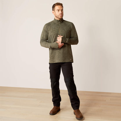 Ariat Rebar Gridwork Baselayer 1/4 Zip T-Shirt Discount