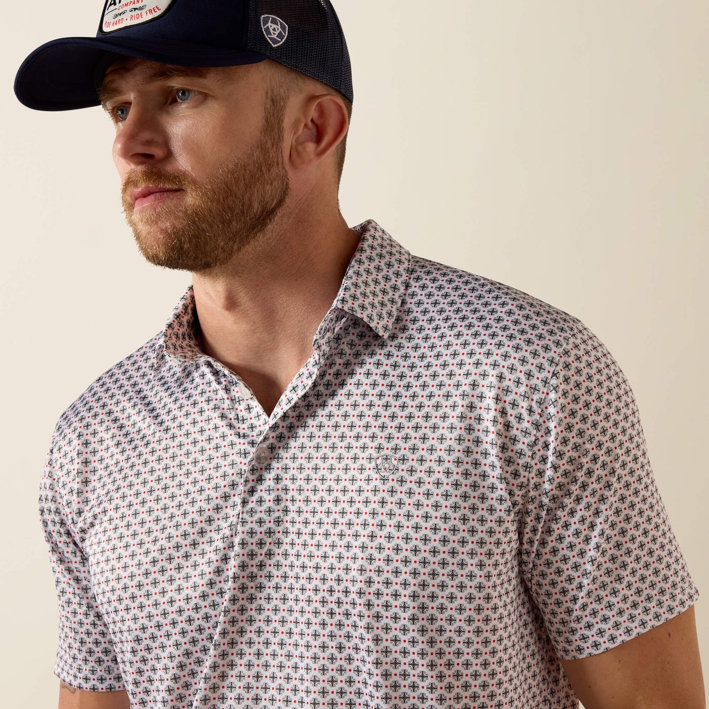 Ariat All Over Print Classic Fit Polo For Sale