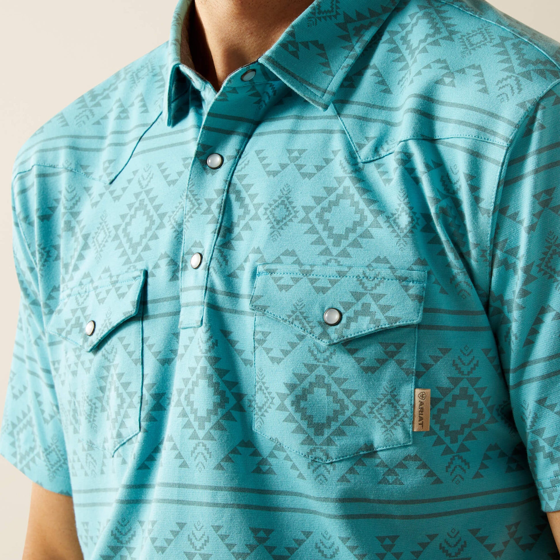 Ariat Retro Western Snap Polo Outlet
