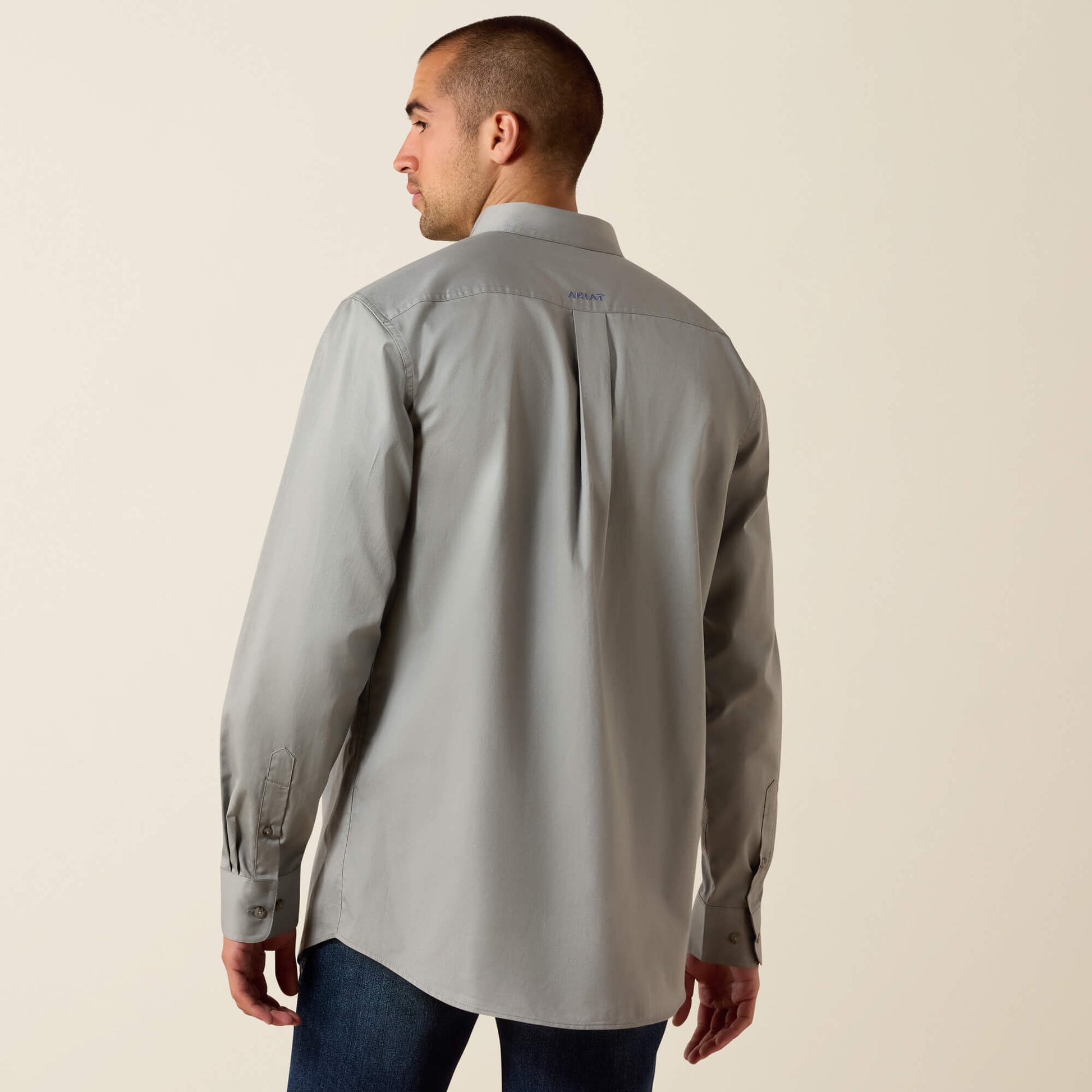 Ariat Team Logo Lightweight Twill Fitted Shirt On Sale