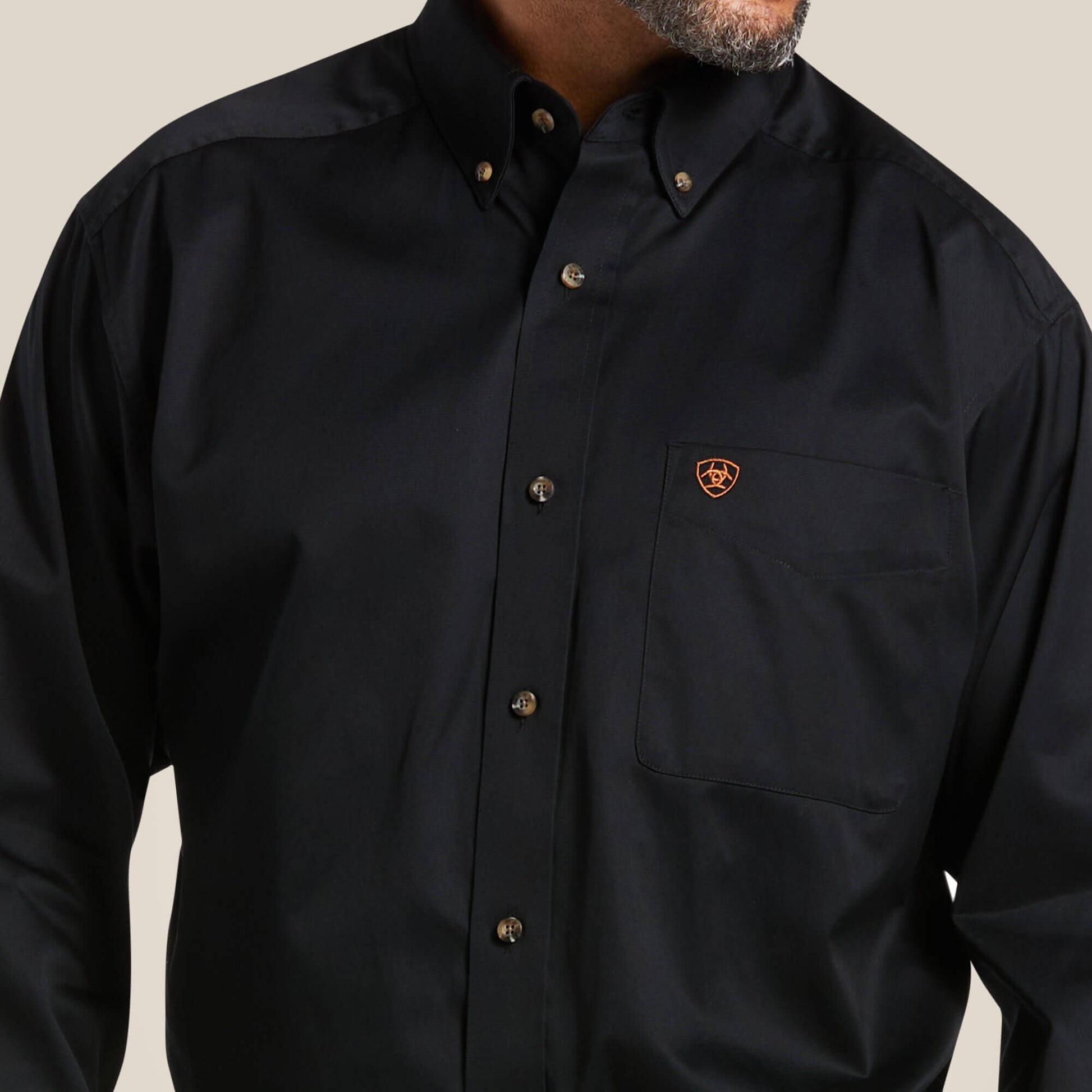 Ariat Solid Twill Classic Fit Shirt Outlet