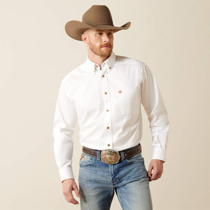 Ariat Solid Twill Classic Fit Shirt On Sale