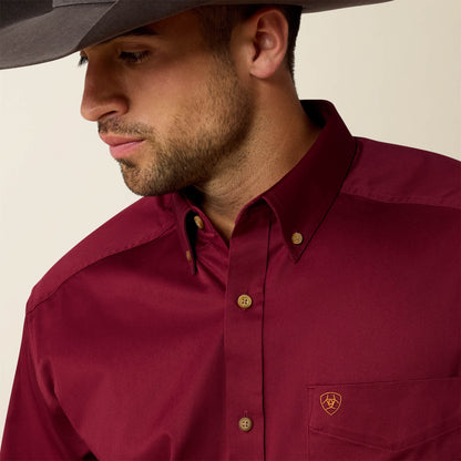Ariat Solid Twill Classic Fit Shirt Outlet