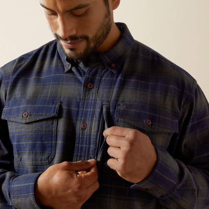Ariat Rebar Flannel DuraStretch Work Shirt On Sale