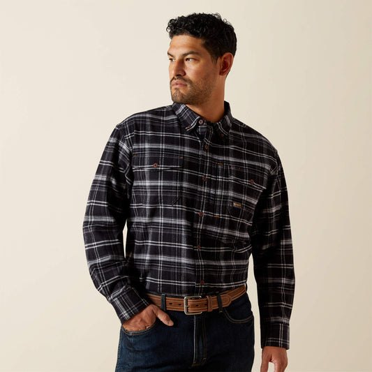 Ariat Rebar Flannel DuraStretch Work Shirt Sale