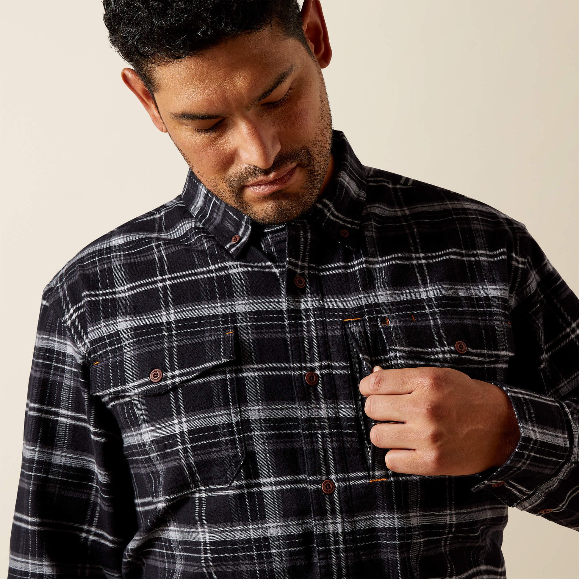 Ariat Rebar Flannel DuraStretch Work Shirt Sale