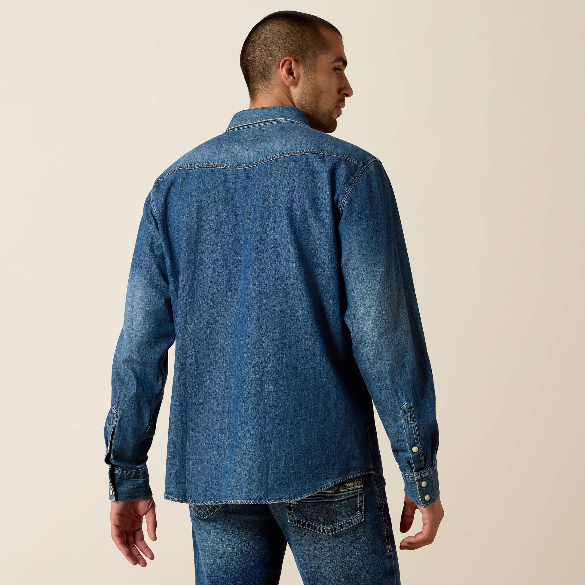 Ariat Denim Retro Fit Shirt Outlet