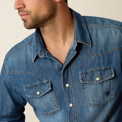 Ariat Denim Retro Fit Shirt Outlet